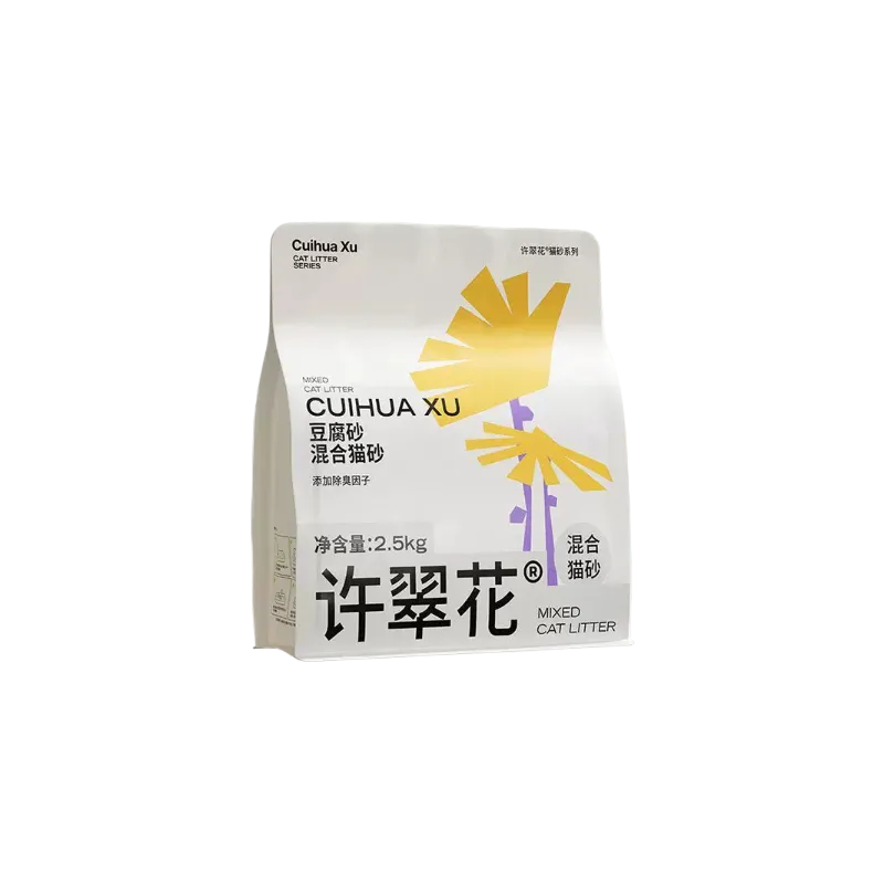 Cuihua Xu Tofu Mixed Cat Litter 2.0 – Upgraded with Odor-Eliminating Beads (2.5kg)