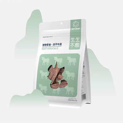 Pet-Ever Freeze-Dried Beef Knuckle | High-Energy Treat for Cats & Dogs | Single Ingredient | 70g