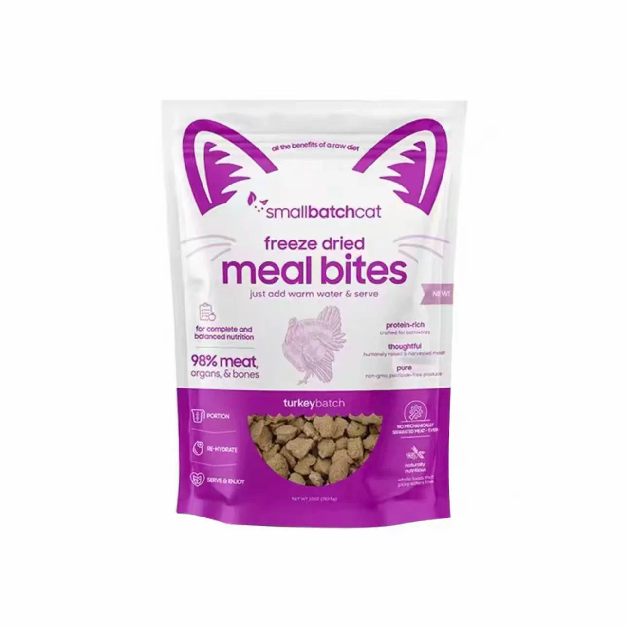 Smallbatch Cat Freeze Dried Meal Bites – Chicken / Turkey / Beef