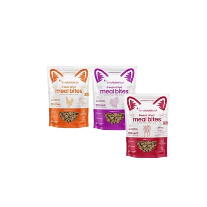 Smallbatch Cat Freeze Dried Meal Bites – Chicken / Turkey / Beef