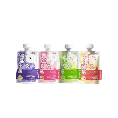 Huyan Complete Nutrition Cat Food Sauce Pouch with Goat Milk Bursting Balls 80g
