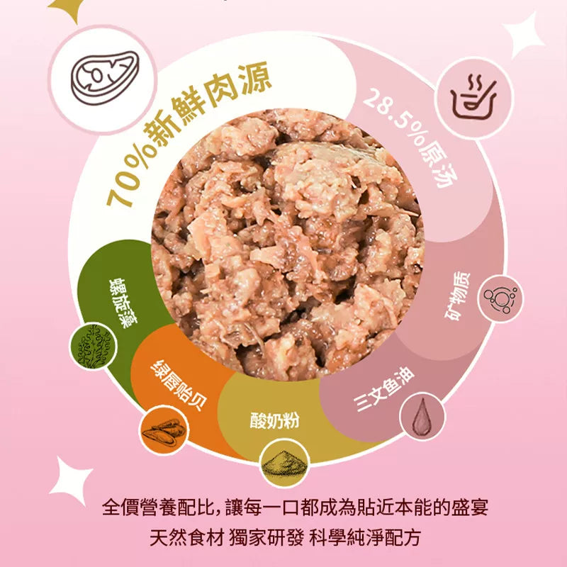 KittyCat Complete Wet Cat Food | Filet in Paté Chicken & Salmon | Grain-Free | Made in Germany 85g