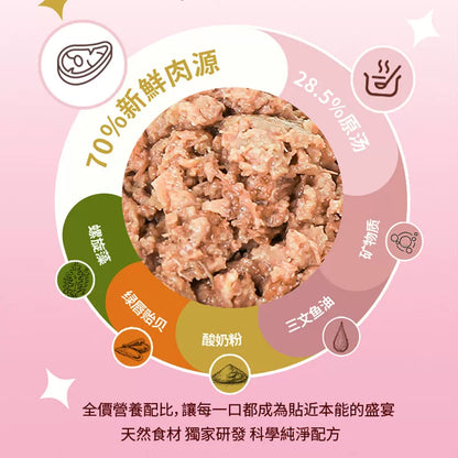 KittyCat Complete Wet Cat Food | Filet in Paté Chicken & Salmon | Grain-Free | Made in Germany 85g