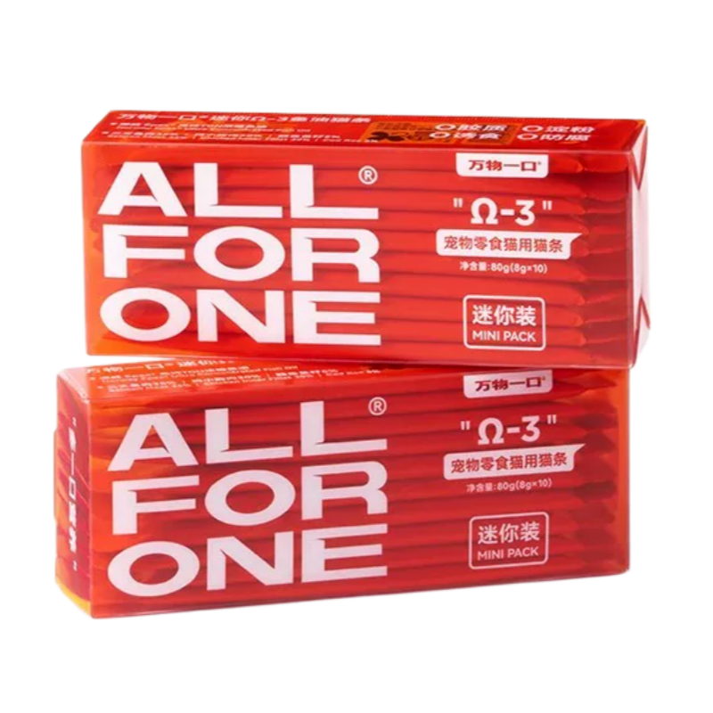 All For One MINI Functional Omega-3 Fish Oil Puree Churu