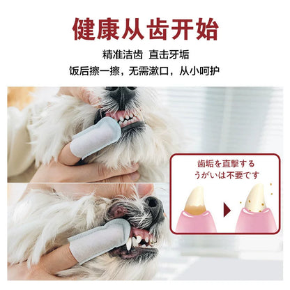 KOJIMA Dental Finger Wipes for Pets 50pcs
