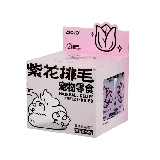MOJO Purple Flower Hairball Relief Freeze-Dried 