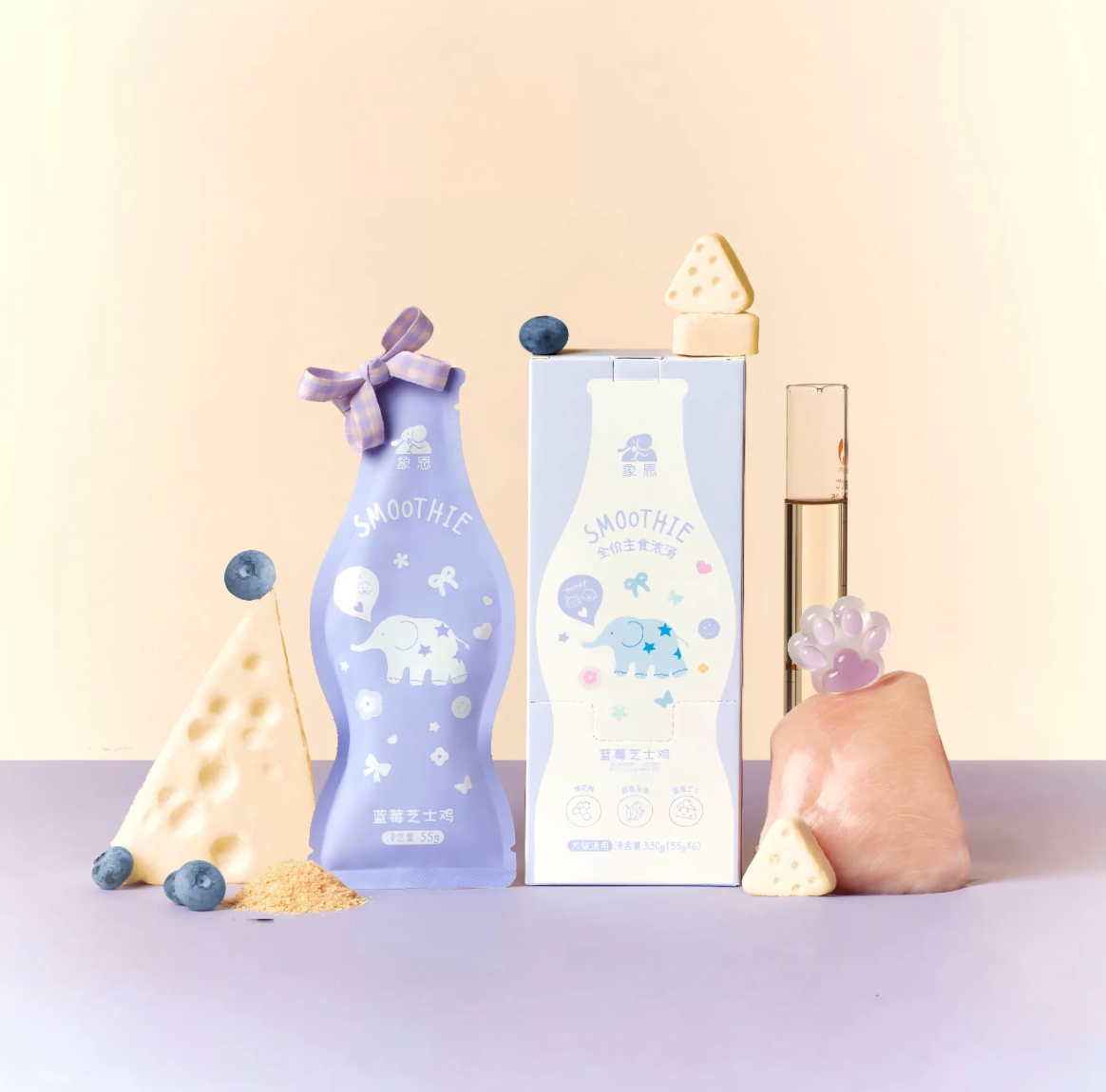 SHINEN Smoothie Soup with Bee Pollen Food Topper for Dog and Cat