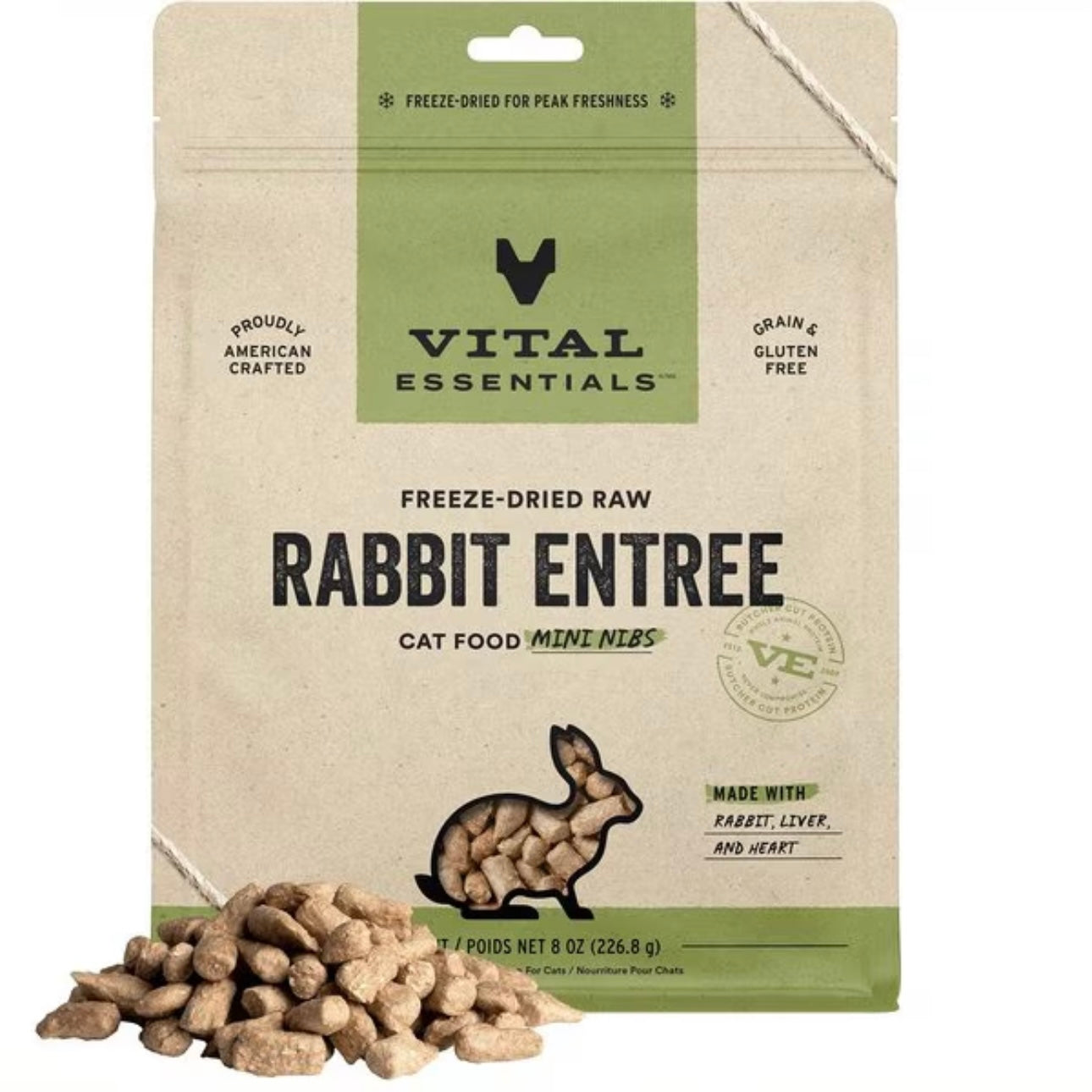 Vital Essentials Mini Nibs Grain-Free Freeze-Dried Raw