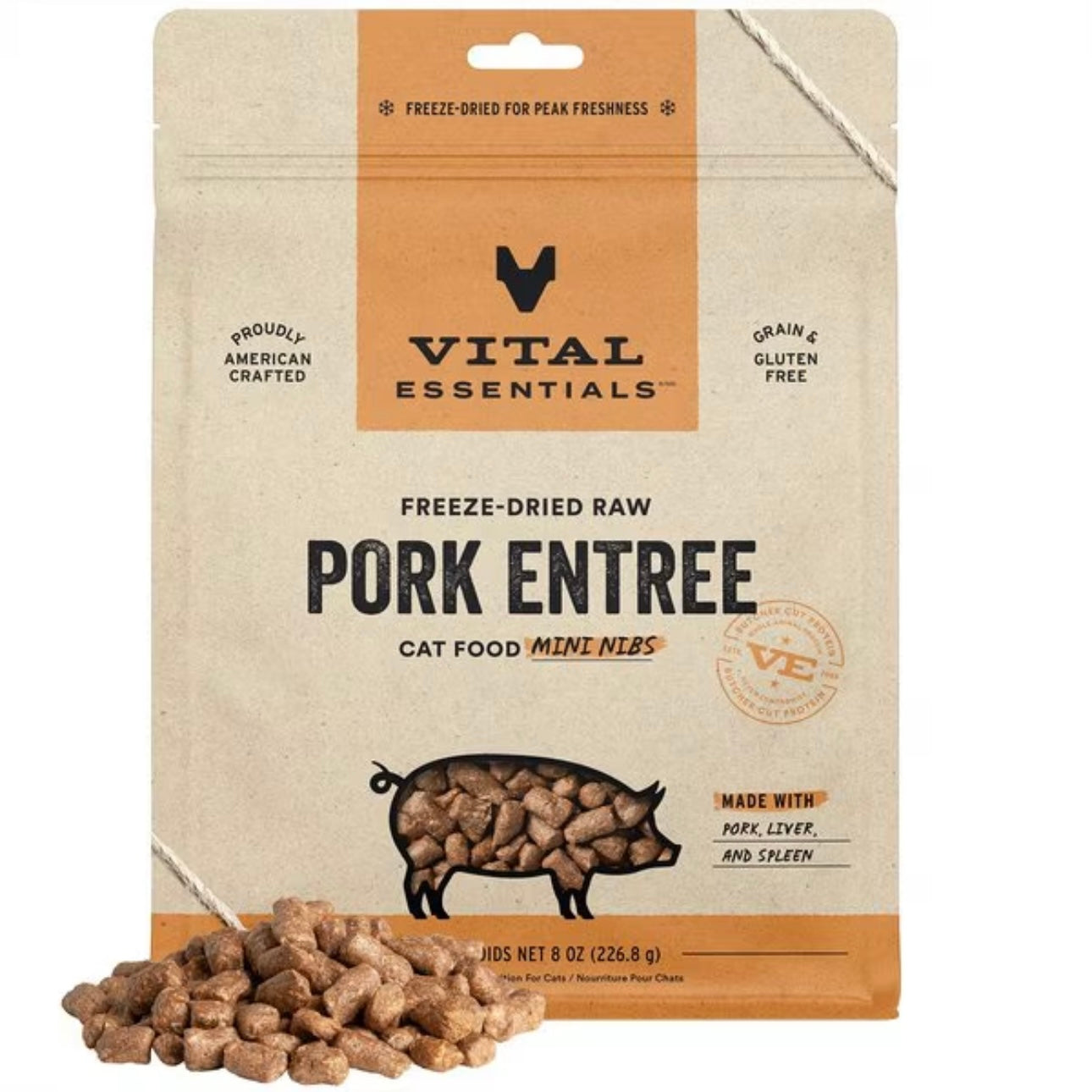 Vital Essentials Mini Nibs Grain-Free Freeze-Dried Raw