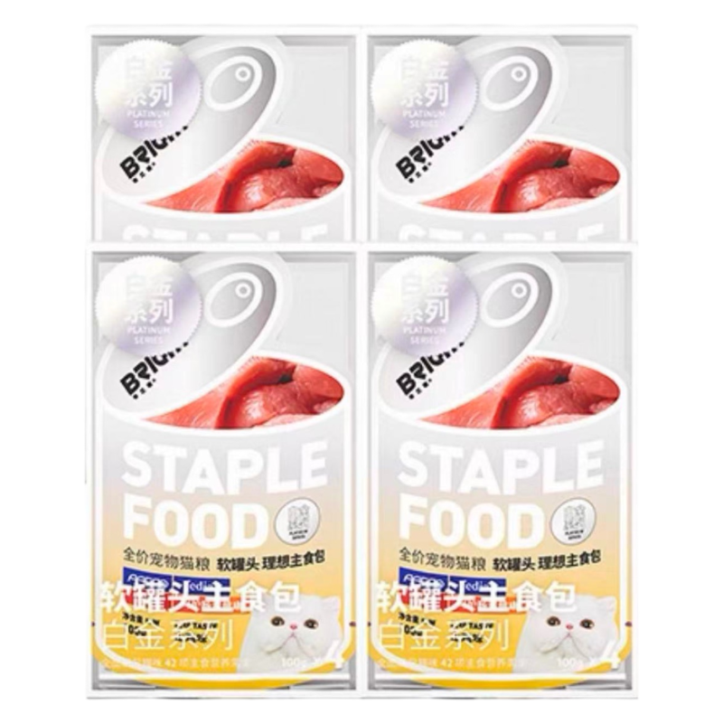 Bright Platinum Series Complete & Balanced Cat Wet Food Pouch