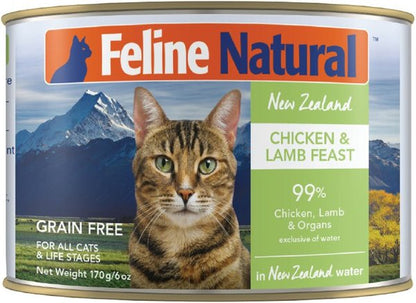 Feline Natural Grain-Free Canned Cat Food 3oz / 6oz