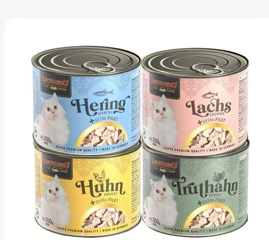 LEONARDO  Fillet Canned Cat Food