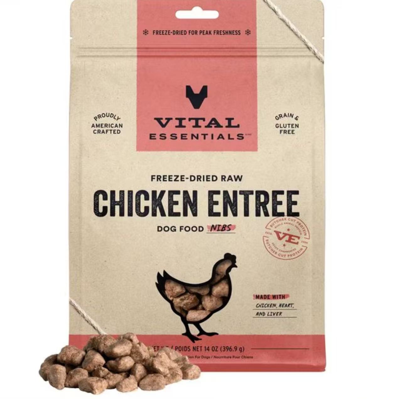 Vital Essentials Freeze-Dried Nibs Dog Food