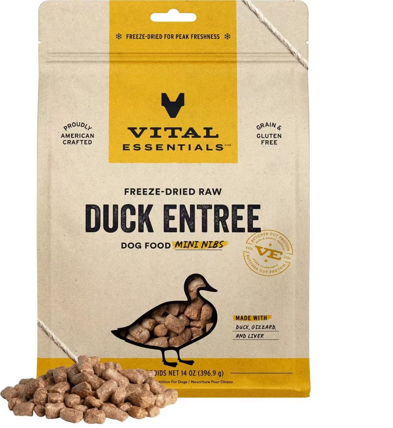 Vital Essentials Freeze-Dried Nibs Dog Food