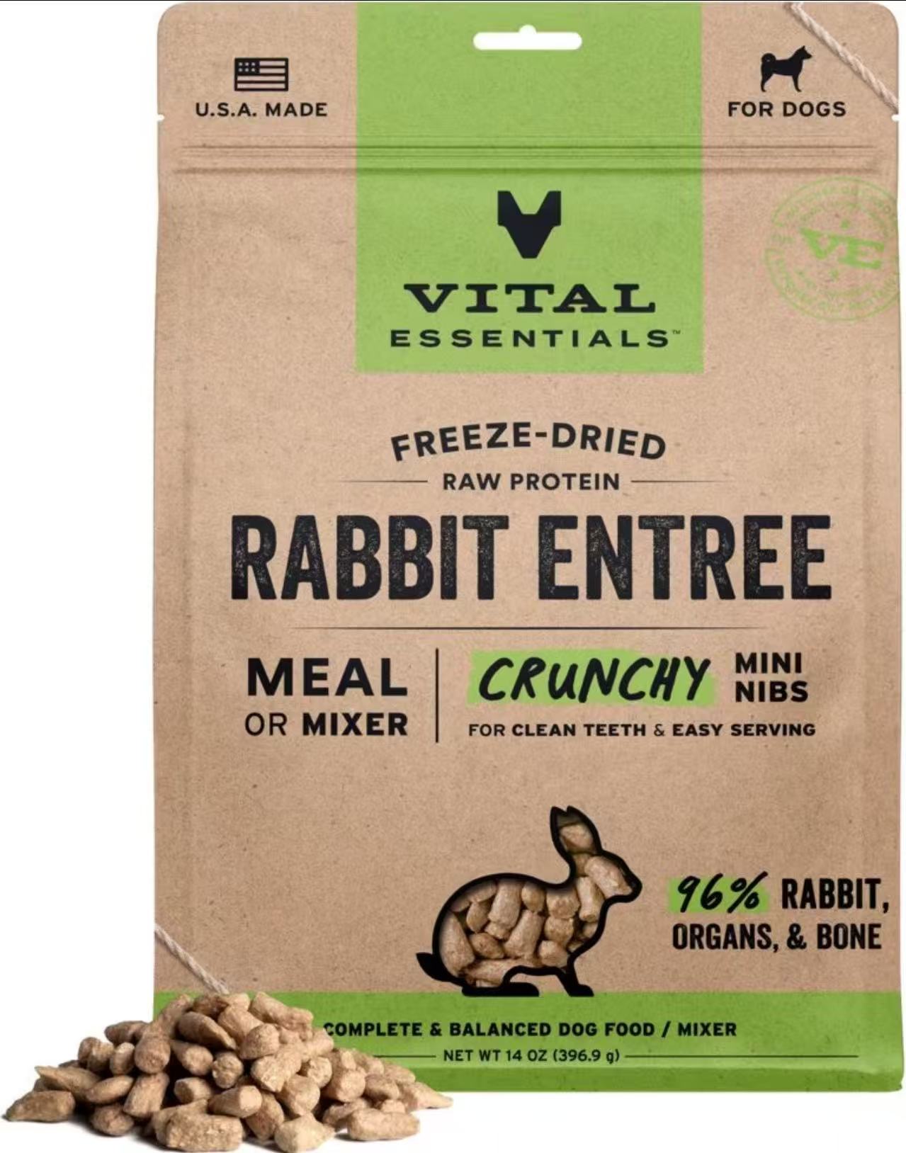 Vital Essentials Freeze-Dried Nibs Dog Food