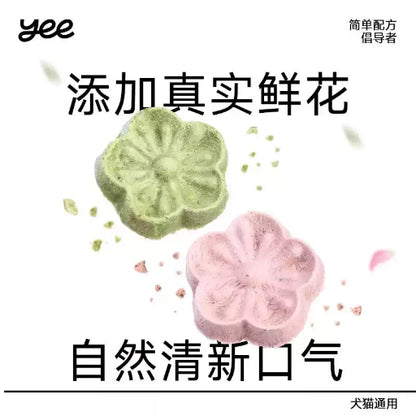 Yee Pet Snacks Camellia Flower Cake Freeze-Dried 60g