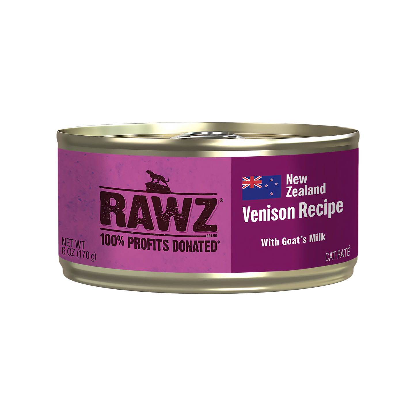 Rawz 94% Venison Recipe Pate Cat Food