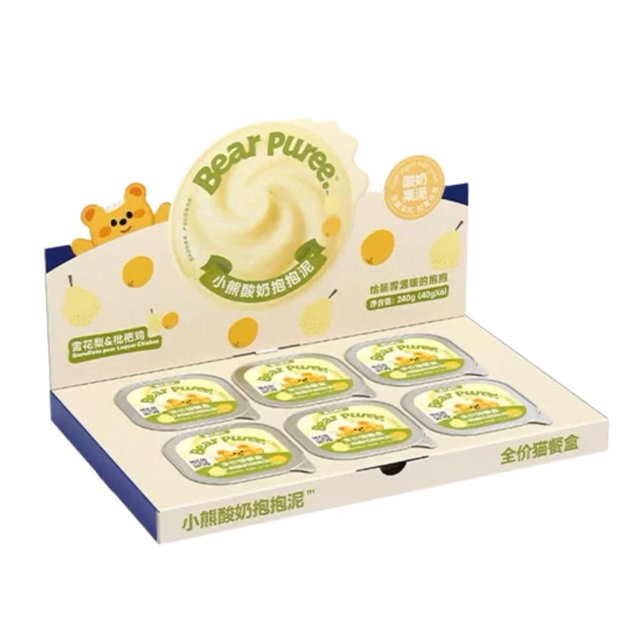 The Cat‘s Travel Yogurt "Hug" Puree Complete Wet Food
