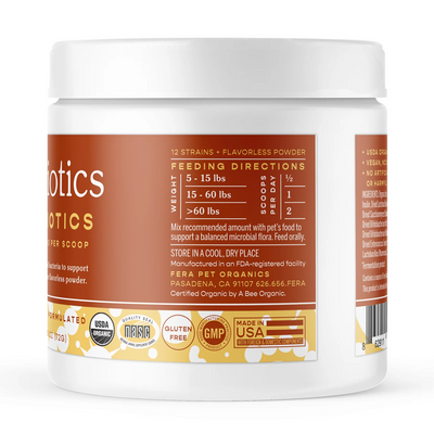 FERA USDA Organic Probiotics with Prebiotics