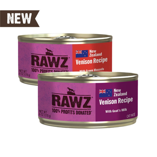 Rawz 94% Venison Recipe Pate Cat Food