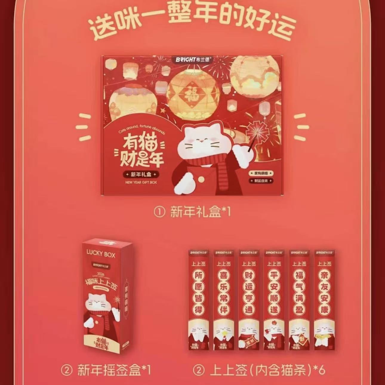 Bright New Year Gift Box