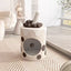 Honeypot Cat Boba Tea Cat House Tower – Milk Tea Brown - 221226a