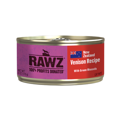 Rawz 94% Venison Recipe Pate Cat Food