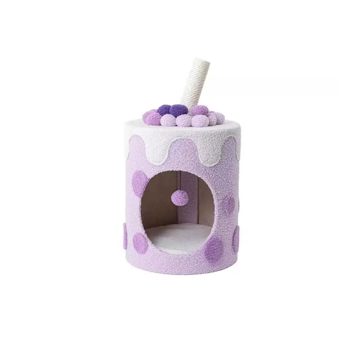Honeypot Cat Boba Tea Cat House Tower