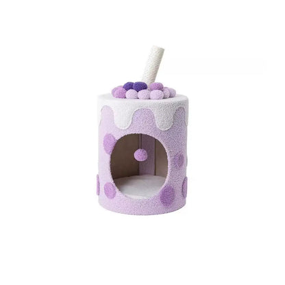 Honeypot Cat Boba Tea Cat House Tower
