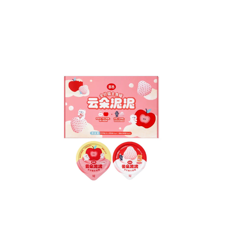Xizai Yunduo Niuni Winter Limited Cat Food Gift Box 6-Pack (300g)