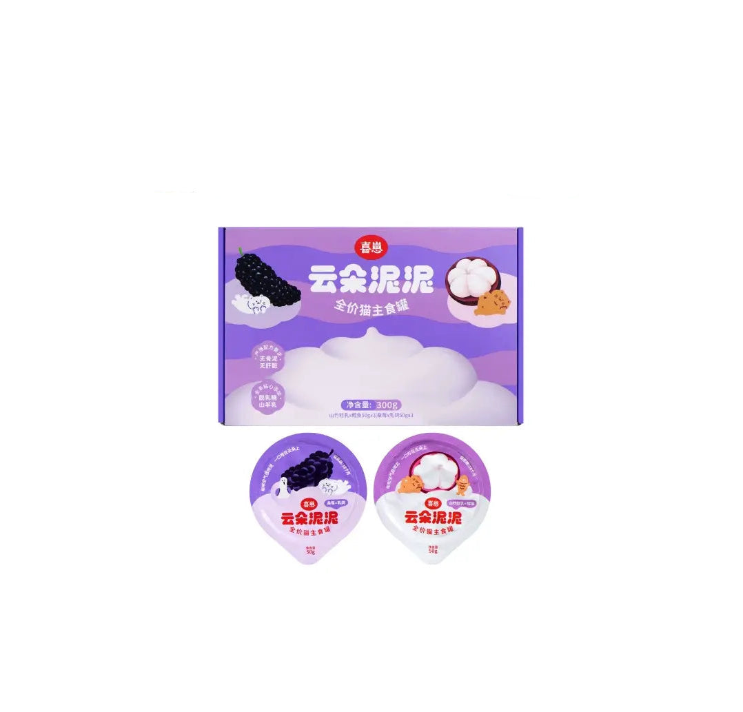 Xizai Yunduo Niuni Fruity Series Cat Food Gift Box 6-Pack (300g)